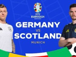 Euro 2024: Link Streaming Jerman vs Skotlandia, Sabtu 15 Juni 2024