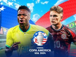 Grup D Copa America 2024: Link Streaming Brazil vs Kosta Rika Selasa 25 Juni 2024