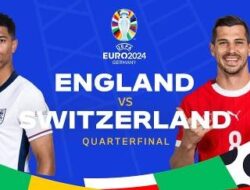 Perempat Final Euro 2024: Link Streaming Inggris vs Swiss Sabtu 6 Juli 2024