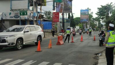 Operasi Patuh Lodaya di Cimahi, Pemotor tak Pakai Helm Paling Dominan Terjaring