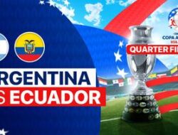 8 Besar Copa America 2024: Link Streaming Argentina vs Ekuador Kamis 4 Juli 2024